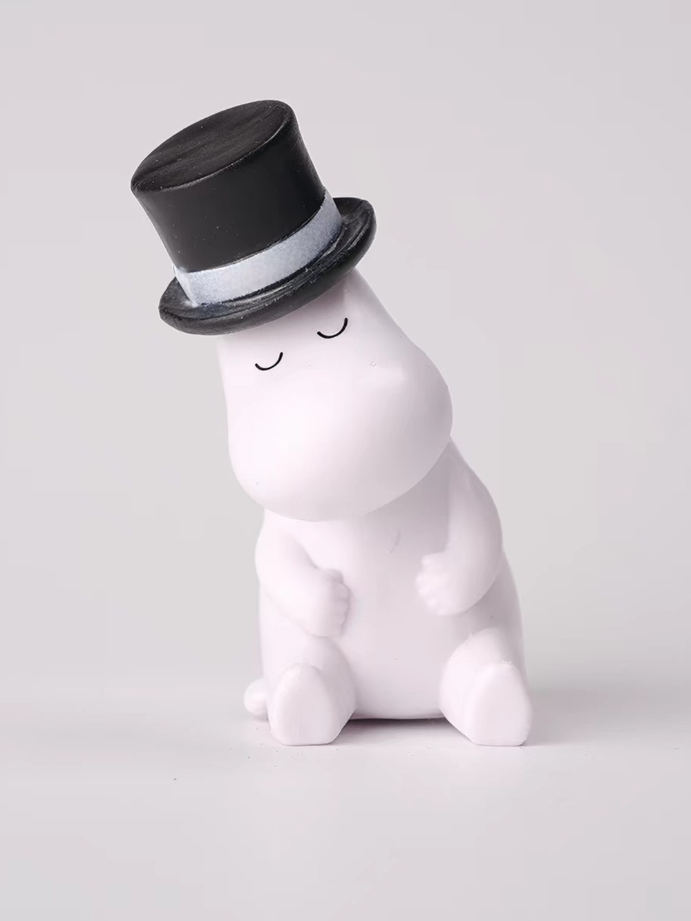 Moominpappa Figurine, plastic, 1 figurine New With Box about 5cm Tall, Moomin